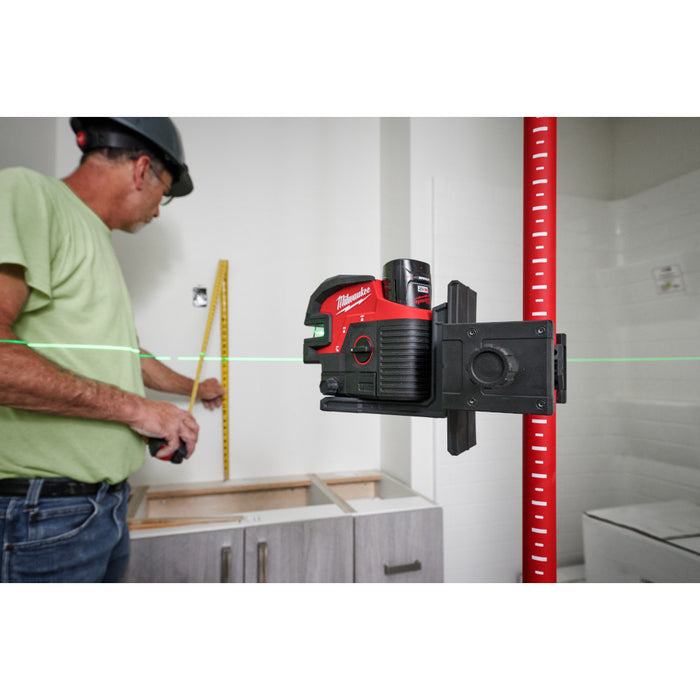 Perche télescopique  de 12' pour laser Milwaukee - Quincaillerie G.H. Berger