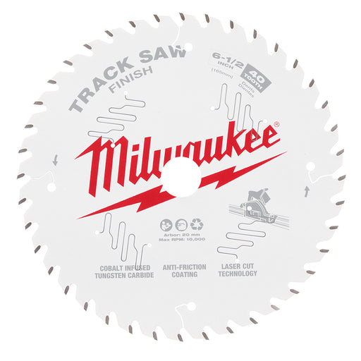 Lame à bois finition pour scie plongeante (6-1/2" - 40 dents) Milwaukee - Quincaillerie G.H. Berger