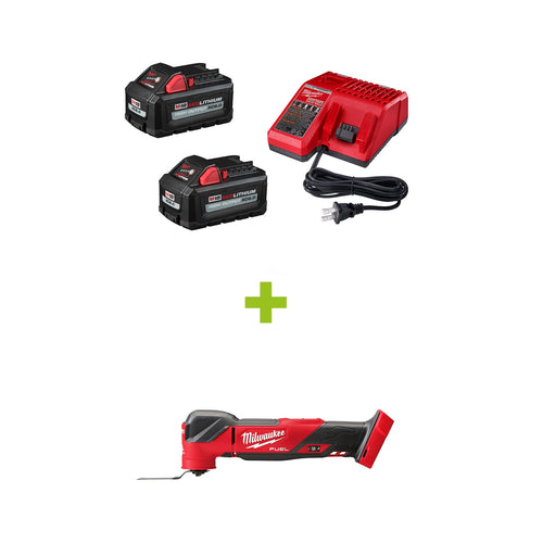 Ens. Chargeur et 2 batteries M18™ XC6.0 + outil oscillant - Milwaukee - Quincaillerie G.H. Berger
