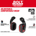 Coquilles Bolt 24 dB pour casque de sécurité Milwaukee - Quincaillerie G.H. Berger