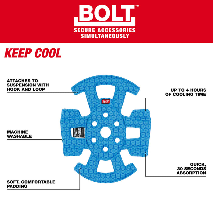 Doublure refroidissante pour casque de sécurité Bolt Milwaukee - Quincaillerie G.H. Berger