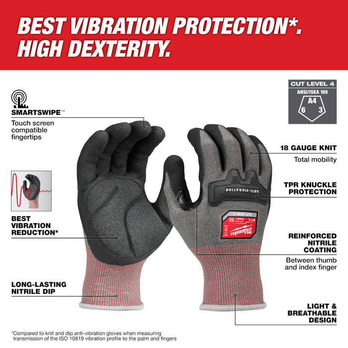Gants en nitrile antivibrations de niveau 4 - Quincaillerie G.H. Berger