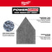 Feuille abrasive en maille GR220 - Paquet de 12 Milwaukee - Quincaillerie G.H. Berger
