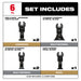 Ensemble de 6 lames pour outil oscillant Milwaukee - Quincaillerie G.H. Berger