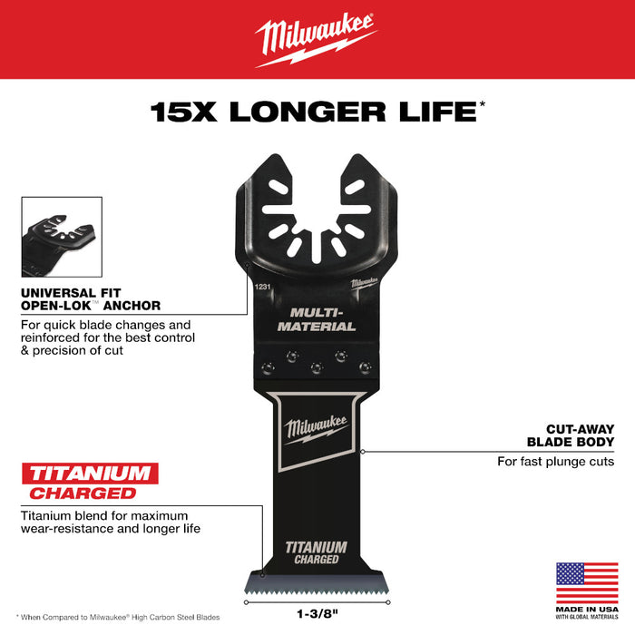 Ensemble de 6 lames pour outil oscillant Milwaukee - Quincaillerie G.H. Berger