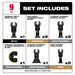 Ensemble de 9 lames pour outil oscillant Milwaukee - Quincaillerie G.H. Berger
