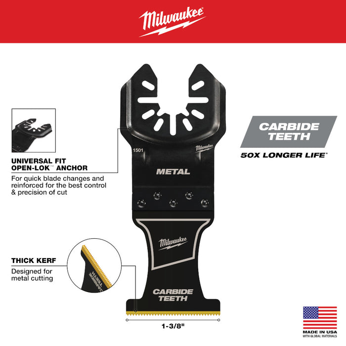 Ensemble de 9 lames pour outil oscillant Milwaukee - Quincaillerie G.H. Berger