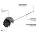 Accessoire rouleau caoutchouc pour balai 23" Milwaukee - Quincaillerie G.H. Berger