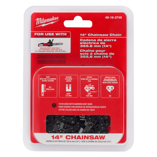 Chaine de rechange pour scie 14" (355,6 mm) Milwaukee - Quincaillerie G.H. Berger