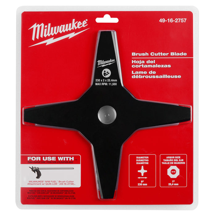 Lame débroussailleuse 230 x 2 x 25,4 mm Milwaukee - Quincaillerie G.H. Berger
