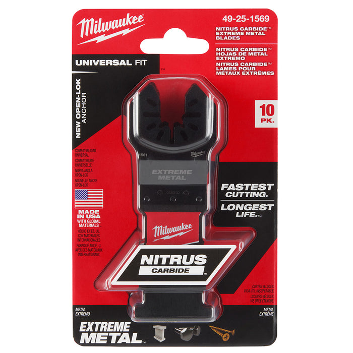 Lame à métaux NITRUS CARBIDE 1-3/8" - Paquet de 10 Milwaukee - Quincaillerie G.H. Berger