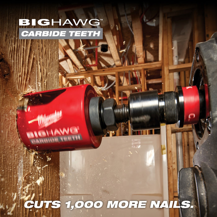 Scie emporte-pièce BIG HAWG™ 5-1/4" avec dents en carbure Milwaukee - Quincaillerie G.H. Berger