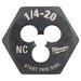 Filière hexagonale de 1" - 1/4" X 20NC Milwaukee - Quincaillerie G.H. Berger