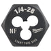 Filière hexagonale 1/4"-28 Milwaukee - Quincaillerie G.H. Berger