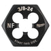 Filière hexagonale de 1" - 3/8" X 24NF Milwaukee - Quincaillerie G.H. Berger