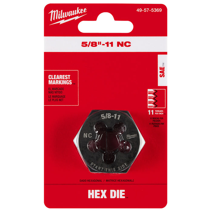 Filière hexagonale de 1-7/16" - 5/8" X 11NC Milwaukee - Quincaillerie G.H. Berger