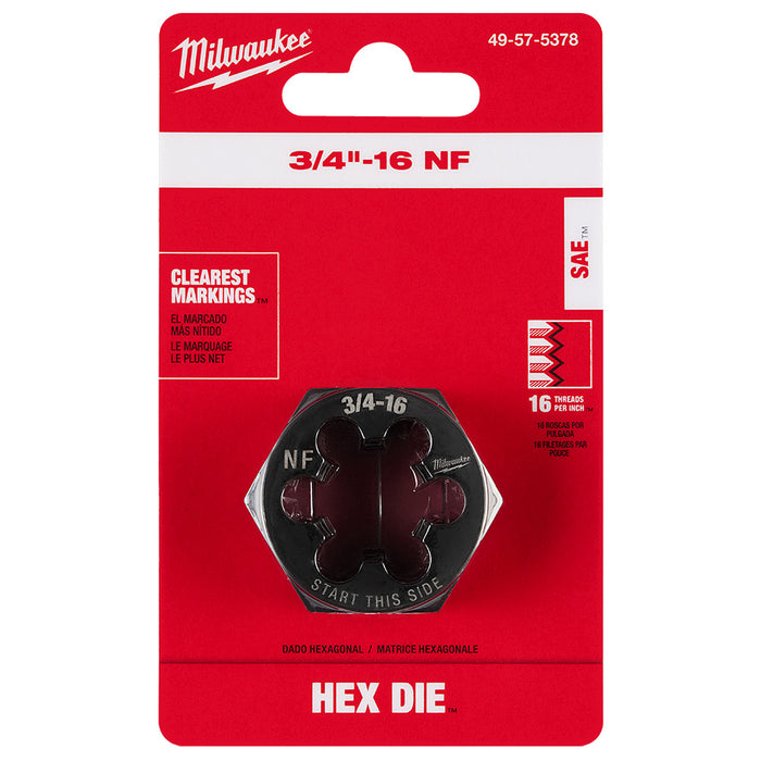 Filière hexagonale de 1-7/16" - 3/4" X 10NF Milwaukee - Quincaillerie G.H. Berger