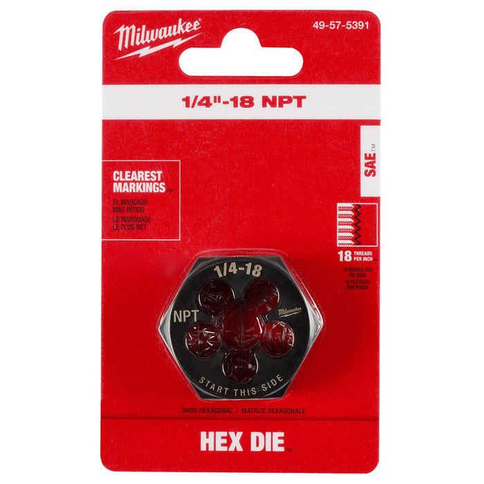 Filière hexagonale de 1-7/16" - 1/4" X 18NPT Milwaukee - Quincaillerie G.H. Berger