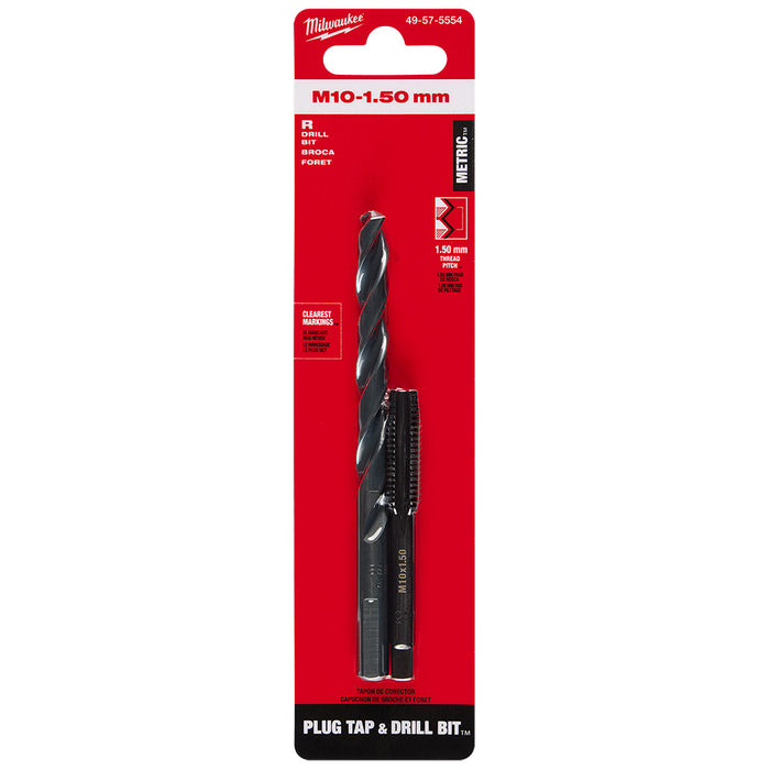 Ensemble de taraud M10 X 1.50 et foret #R Milwaukee - Quincaillerie G.H. Berger