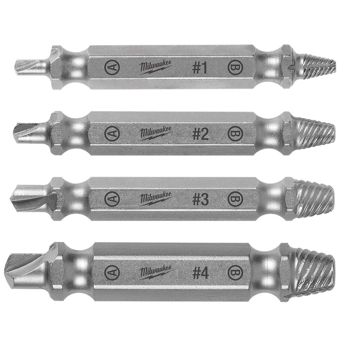 Ensemble de 4 extracteurs à vis Milwaukee - Quincaillerie G.H. Berger