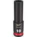 Douille à chocs longue à 6 pans (10mm, prise 3/8") Milwaukee - Quincaillerie G.H. Berger
