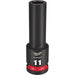 Douille à chocs longue à 6 pans (11 mm, prise 1/2") Milwaukee - Quincaillerie G.H. Berger