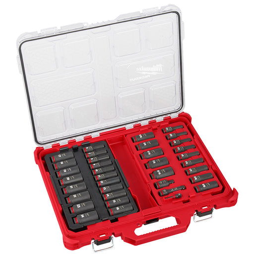 Ensemble de 36 douilles Packout à prise 3/8" - SAE et métrique Milwaukee - Quincaillerie G.H. Berger