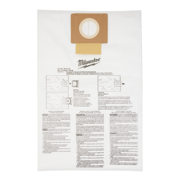 Sac en papier 6 gallons (5) Milwaukee - Quincaillerie G.H. Berger