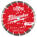 Lame au diamant Turbo segmentée 9" Milwaukee - Quincaillerie G.H. Berger