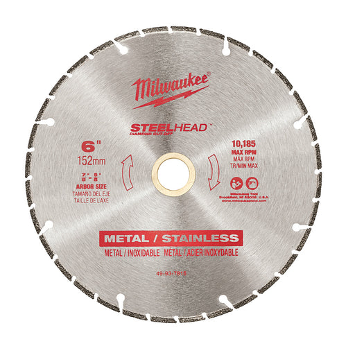 Lame au diamant pour métal et acier inoxydable 6" Milwaukee - Quincaillerie G.H. Berger