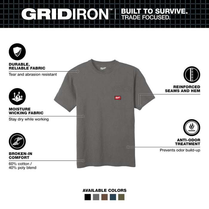 Chandail à manches courtes Milwaukee GRID IRON