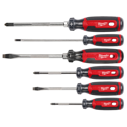 Ensemble de 6 tournevis Cushion Grip Milwaukee - Quincaillerie G.H. Berger