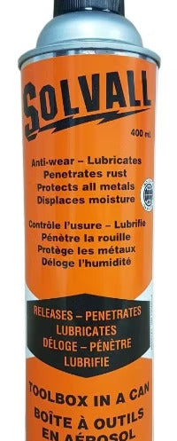 Lubrifiant Solvall en aérosol - 400 mL Orapi