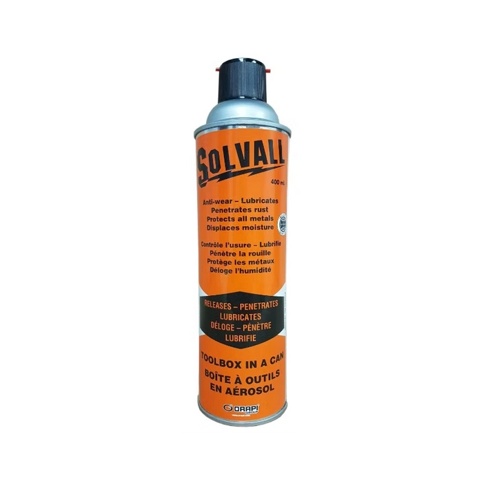 Lubrifiant Solvall en aérosol - 400 mL Orapi