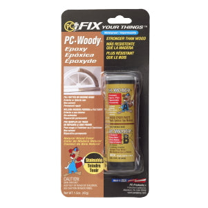 Pâte époxy bois PC Woody - - 1,5oz PC FIX - Quincaillerie G.H. Berger