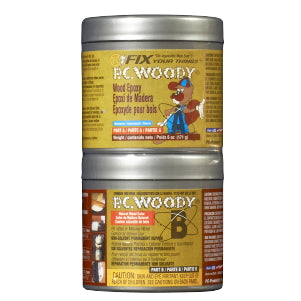 Pâte époxy bois PC Woody - - 6oz PC FIX - Quincaillerie G.H. Berger