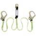 Longe amortissante double 6', 1 mousqueton et 2 crochets Peakworks - Quincaillerie G.H. Berger