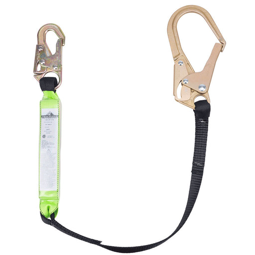 Longe amortissante simple 6', 1 mousqueton et 1 crochet Peakworks - Quincaillerie G.H. Berger