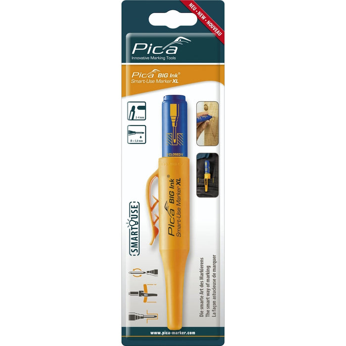 Marqueur Big Ink XL bleu - Quincaillerie G.H. Berger