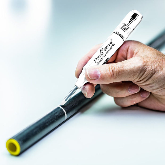 Marqueur Big Ink XL blanc - Quincaillerie G.H. Berger