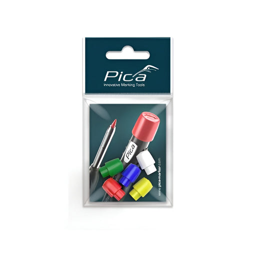 Ensemble de capuchons colorés pour crayons Pica - Quincaillerie G.H. Berger