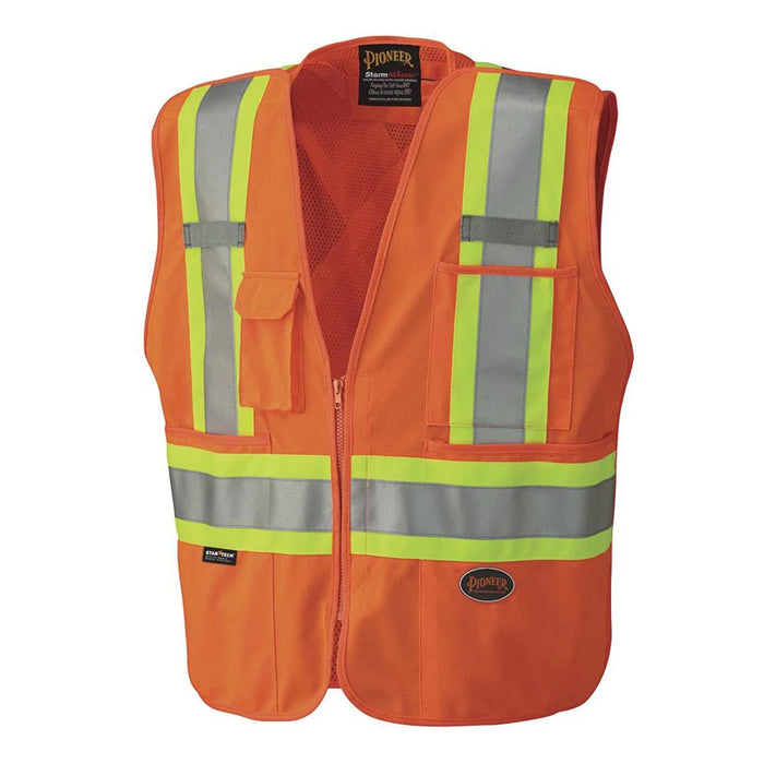 Veste à haute visibilité avec fermeture éclair Pioneer