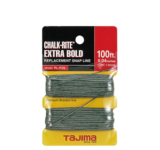 Corde tressée à trait large Chalk-Rite® 0.04" x 100' Tajima - Quincaillerie G.H. Berger
