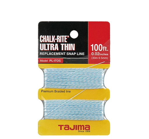 Corde tressée à trait mince Chalk-Rite® 0.02" x 100' Tajima - Quincaillerie G.H. Berger