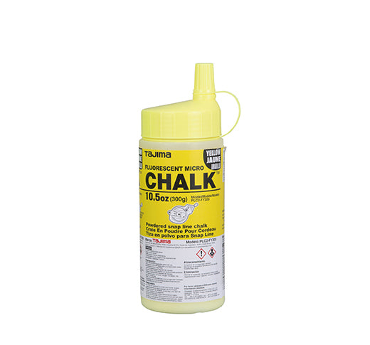 Craie en poudre - Jaune fluo (10.5 oz) Tajima - Quincaillerie G.H. Berger