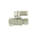Valve miniature angulaire en laiton 3/8" (F) NPT X 3/8" comp PlomSource - Quincaillerie G.H. Berger
