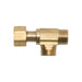 Raccord en T en laiton 3/8" comp X 1/4" comp PlomSource - Quincaillerie G.H. Berger