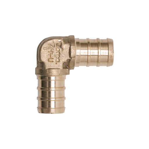 Coude 90º en laiton 1/2" Pex  PlomSource - Quincaillerie G.H. Berger