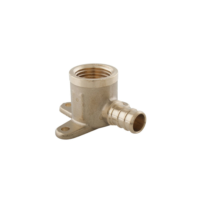 Coude de fixation en laiton pour tuyau Pex 1/2" Pex X 1/2" (F) NPT PlomSource - Quincaillerie G.H. Berger