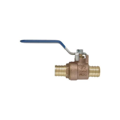 Valve à bille à poignée droite 1/2" Pex PlomSource - Quincaillerie G.H. Berger